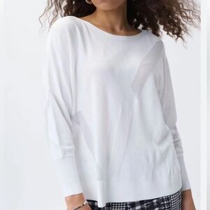 Joseph Ribkoff White top